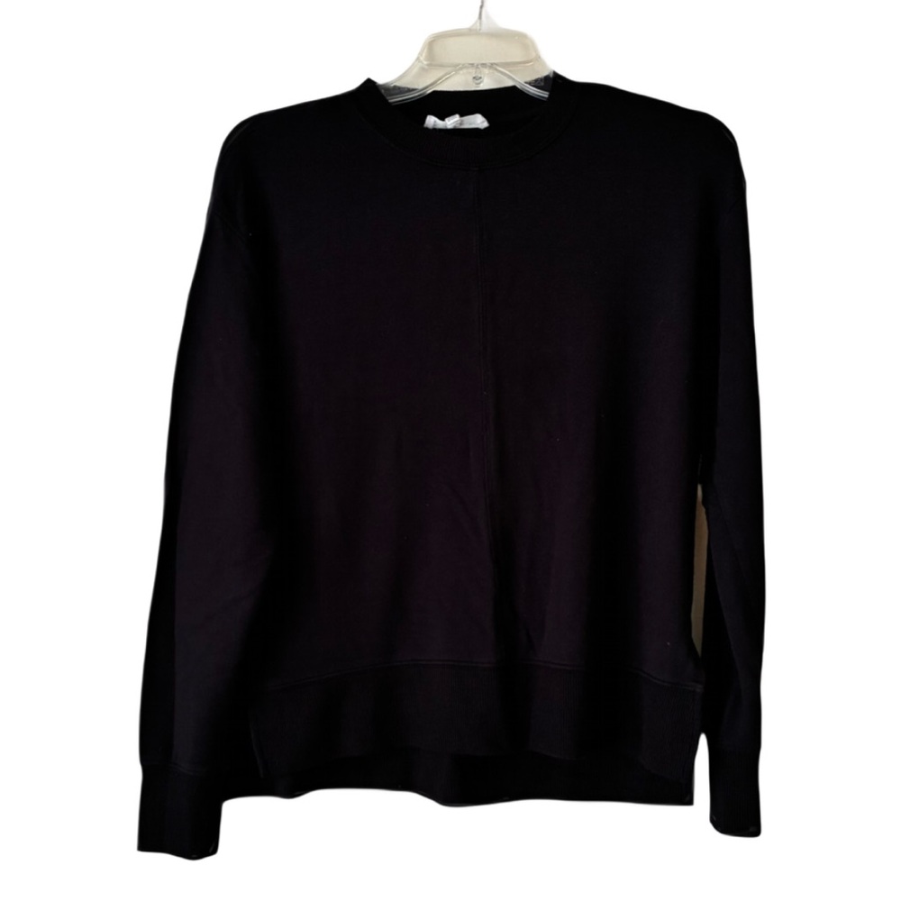 Workshop Republic Crewneck Sweatshirt, Sz. XS, Black, Seam Down Front & Back